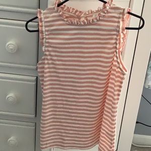 Ruffled tank top